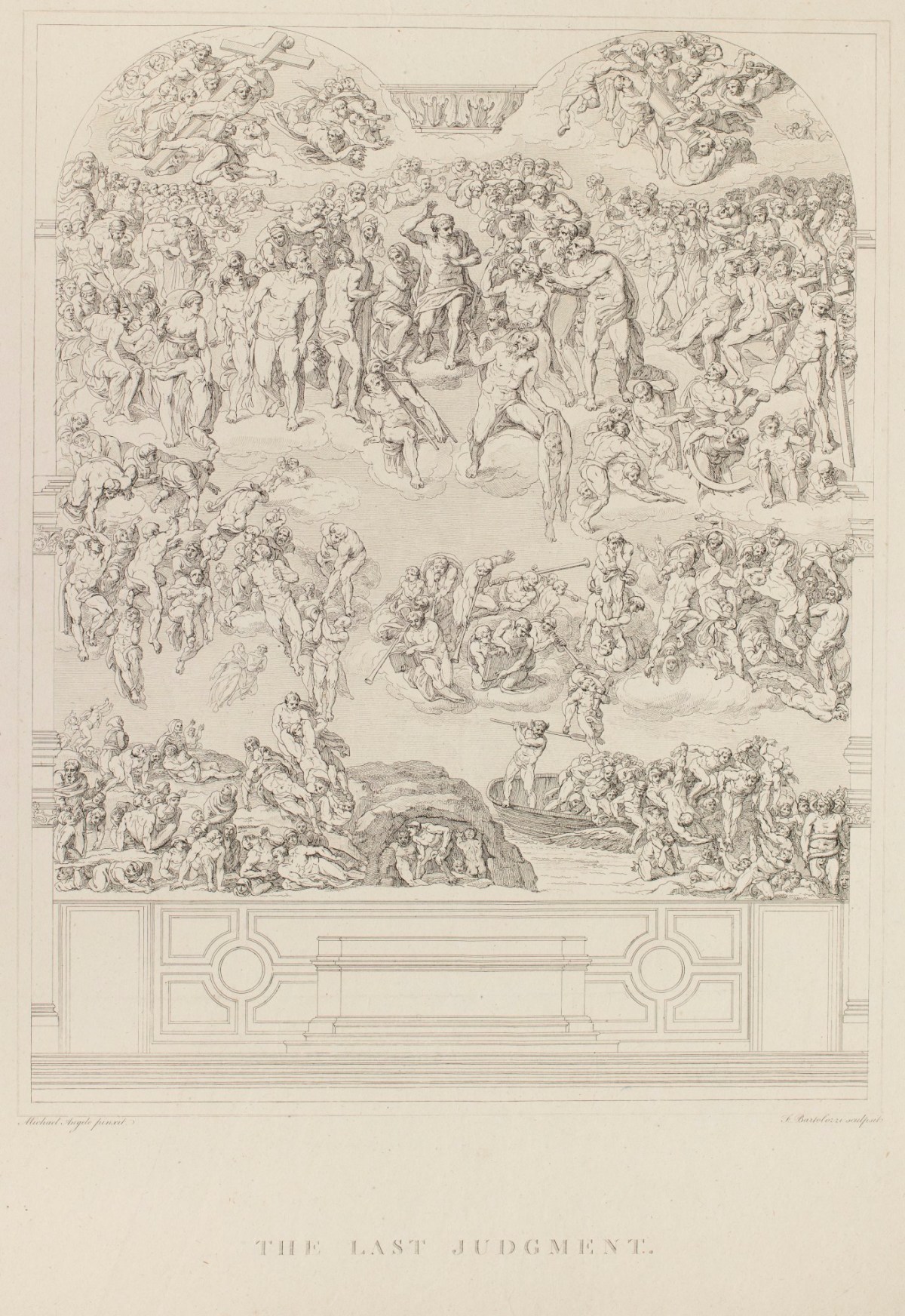 Francesco Bartolozzi RA and Gregorio Francisco de Queiroz, The Last Judgment