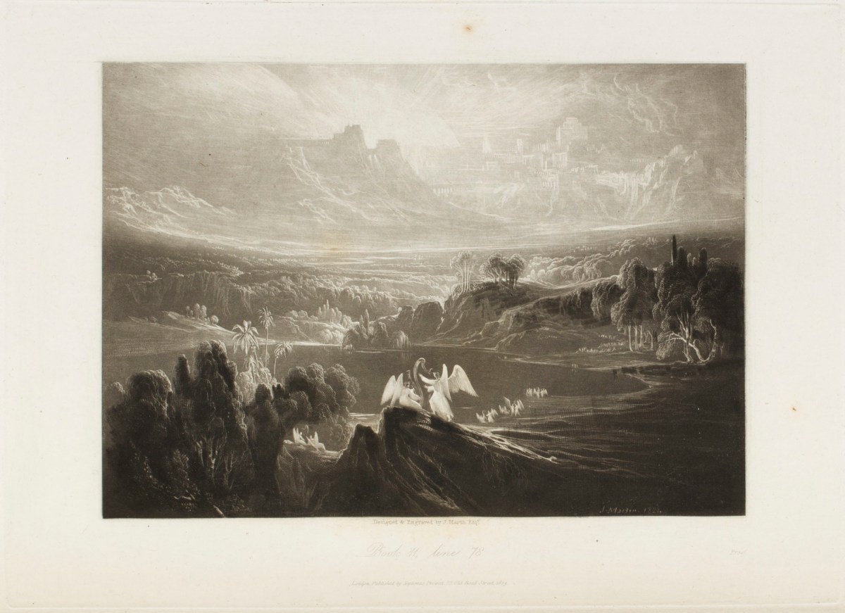 John Martin, Angels herald the word of God