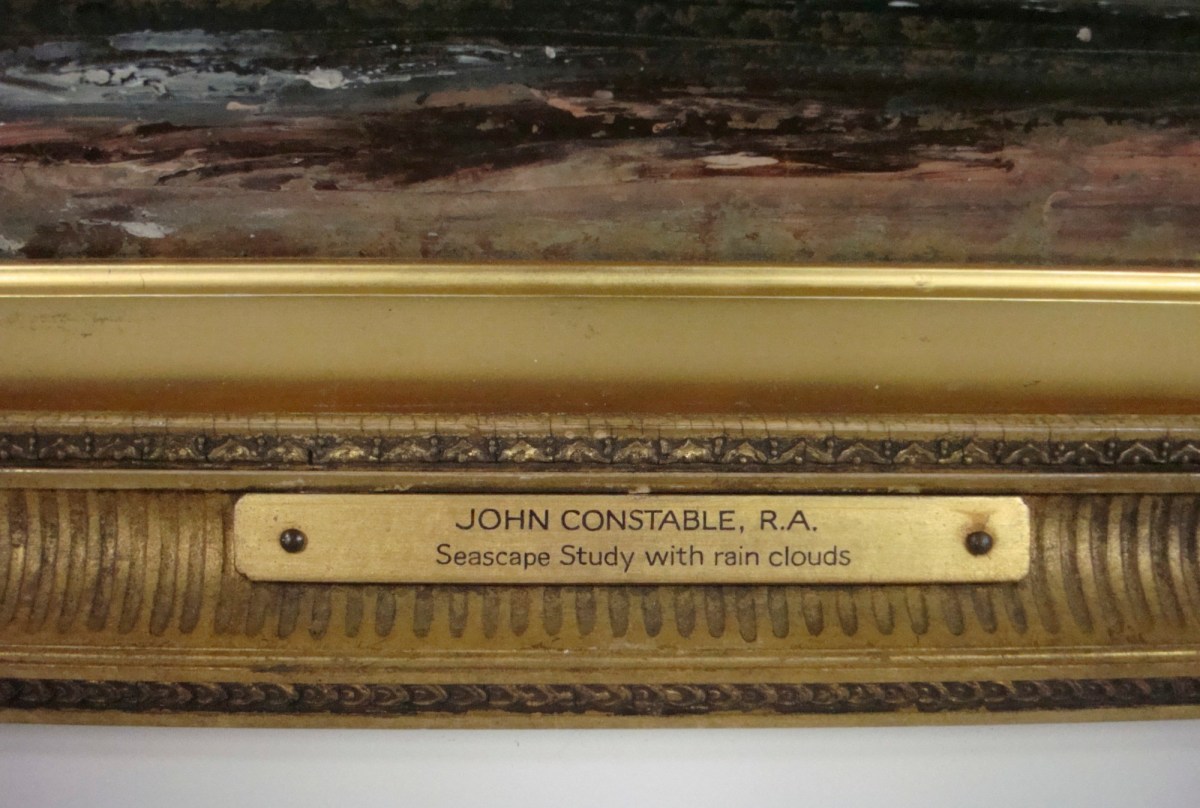 Unknown, Frame for John Constable RA 'Rainstorm over the Sea'