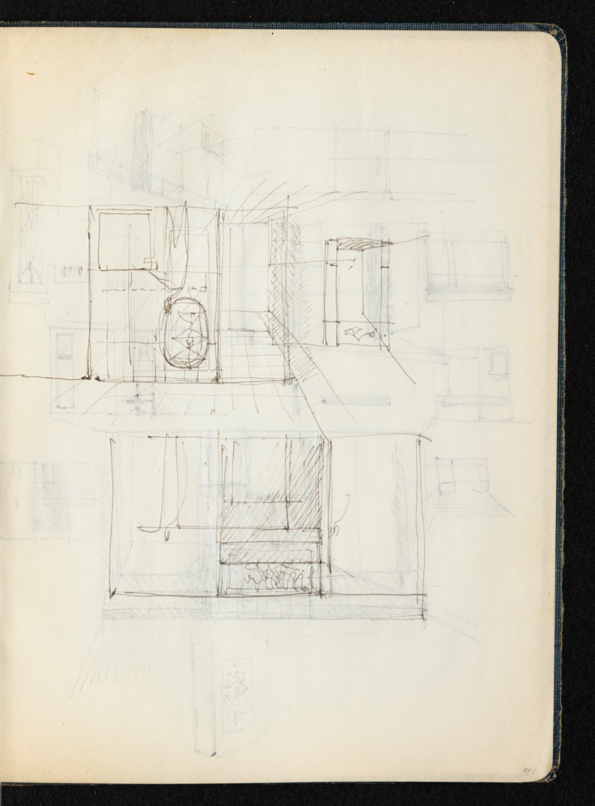 Sir Hugh Casson PRA, Britannia and Glyndebourne sketchbook