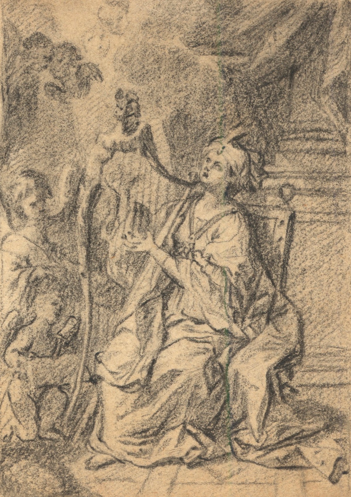 Benjamin West PRA, Leaf from a sketchbook