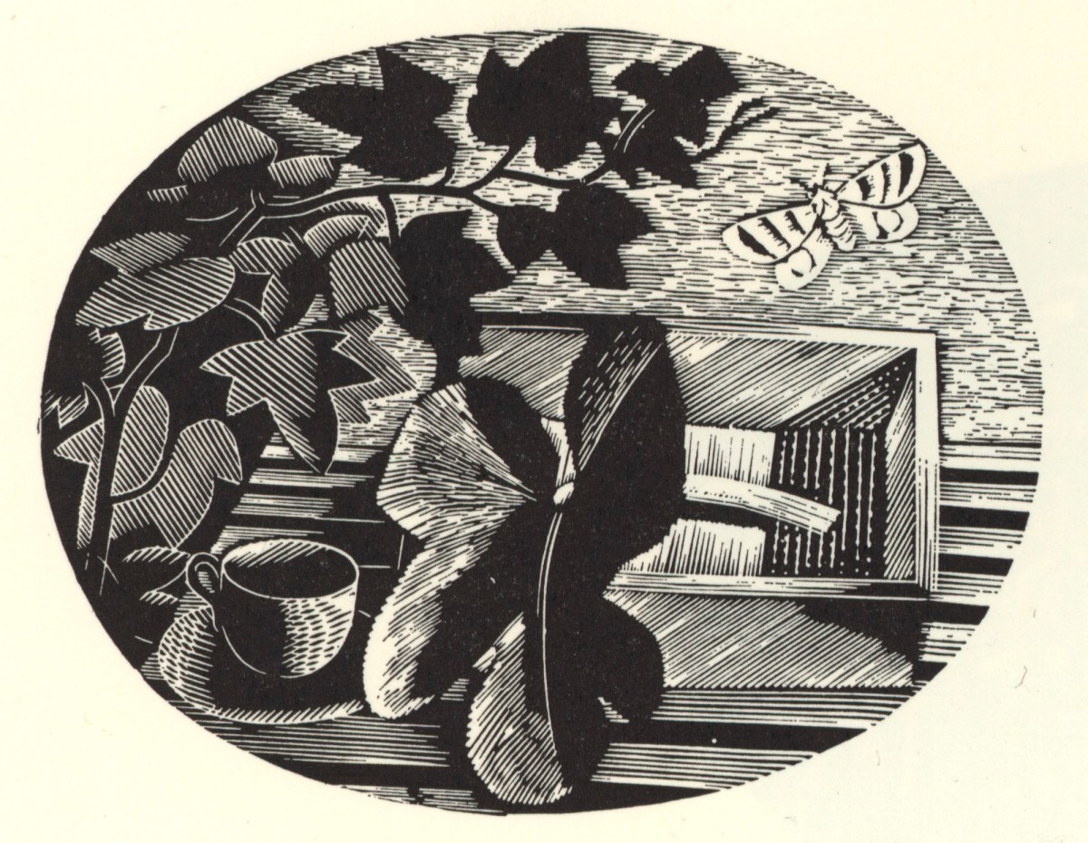 Eric Ravilious, Wood-engraving for Ambrose Heath's The Country Life cookery book,1937