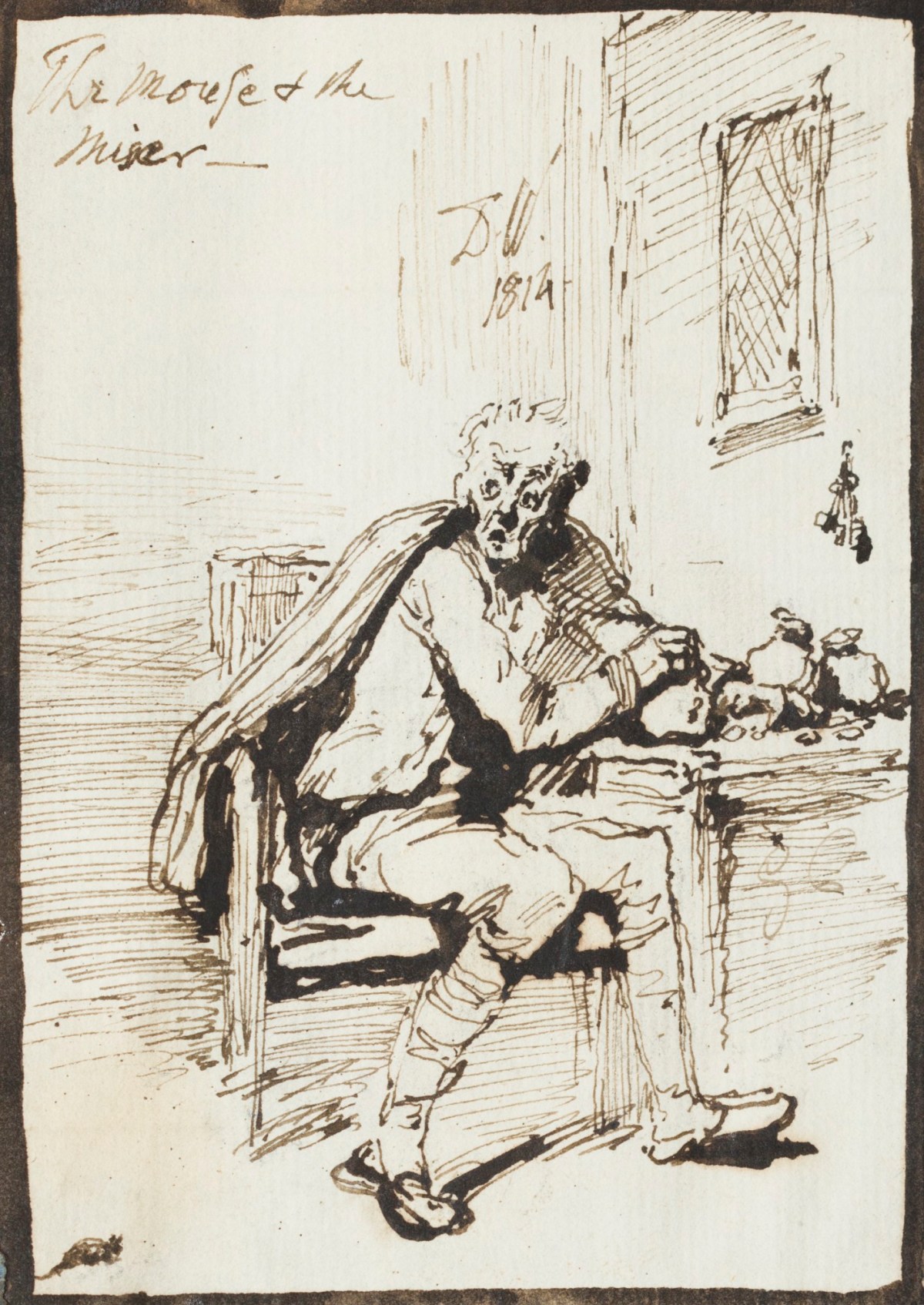 Sir David Wilkie RA, The Mouse and the Miser