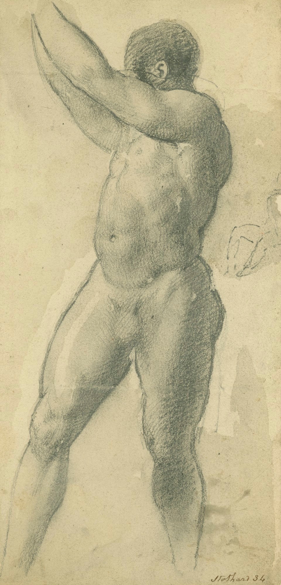 Thomas Stothard RA, Standing male nude