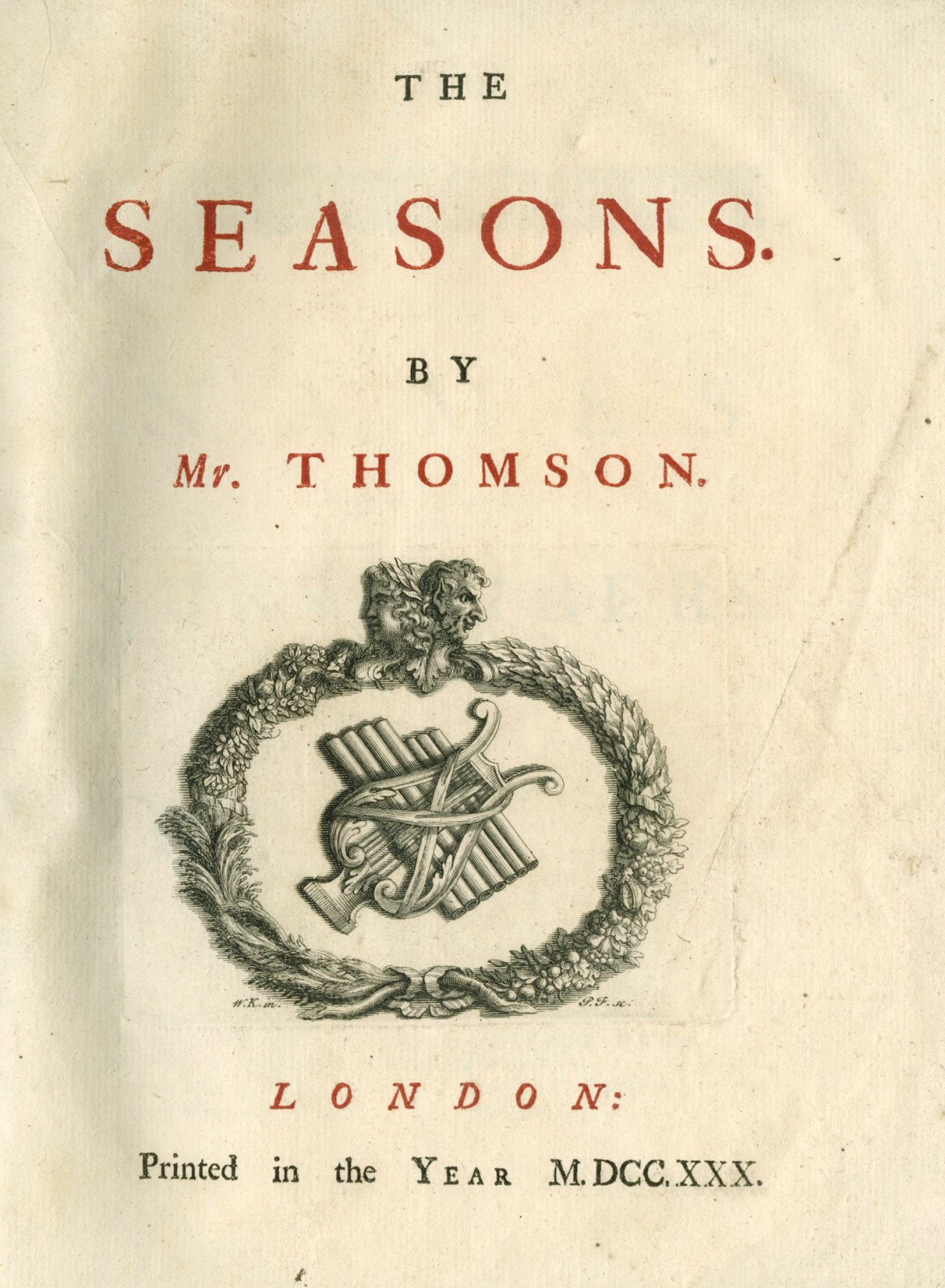 William Kent, Title-page vignette