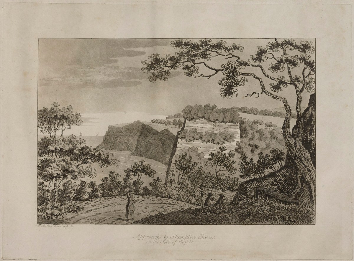 Thomas Malton the younger, Approach to Shanklin Chine in the Isle of Wight