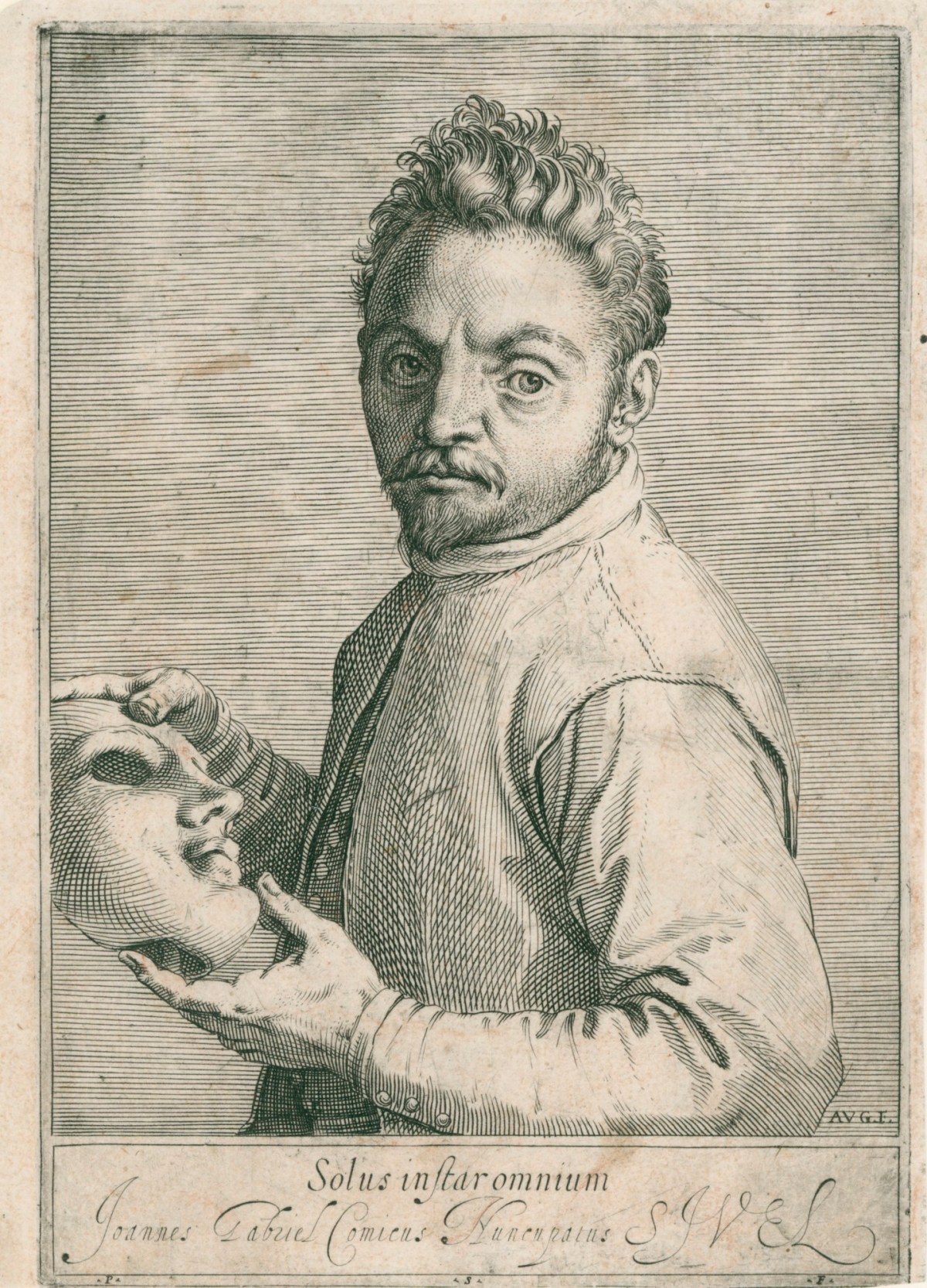 Agostino Carracci, Portrait of Giovanni Gabrielli, called "Il Sivello"