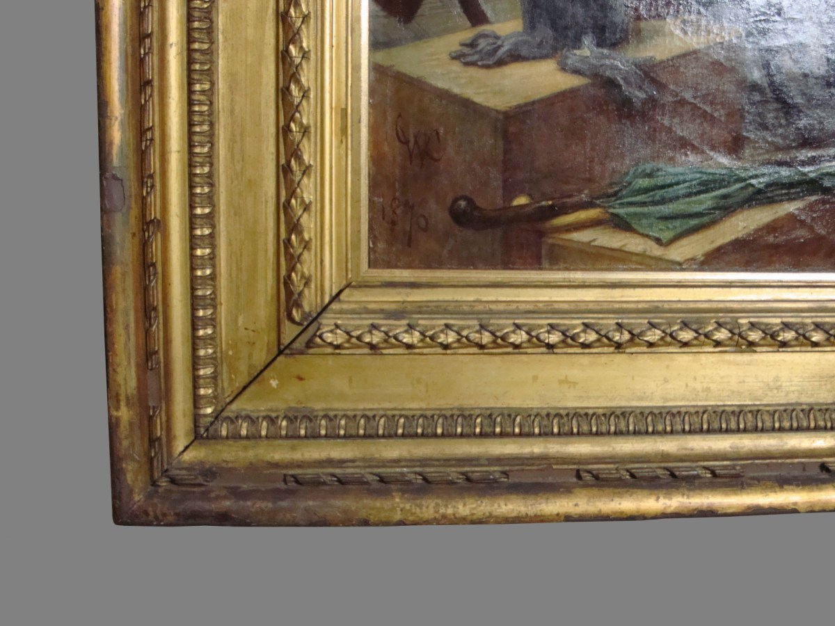 Unknown, Frame for Charles West Cope RA 'The Council of the Royal Academy selecting Pictures for the Exhibition, 1875'