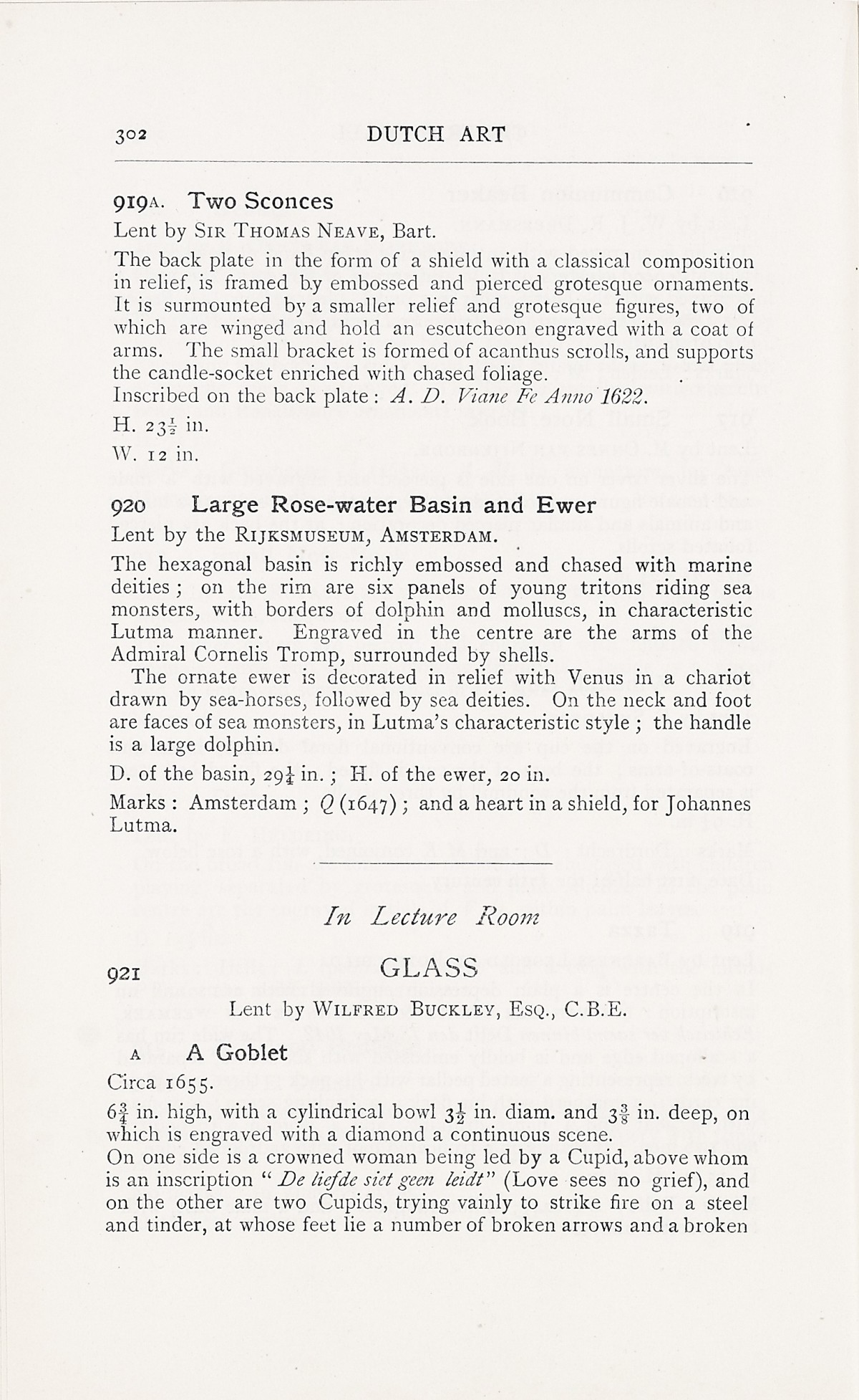 Page 306 of 1929 - Exhibition of Dutch Art 1450-1900