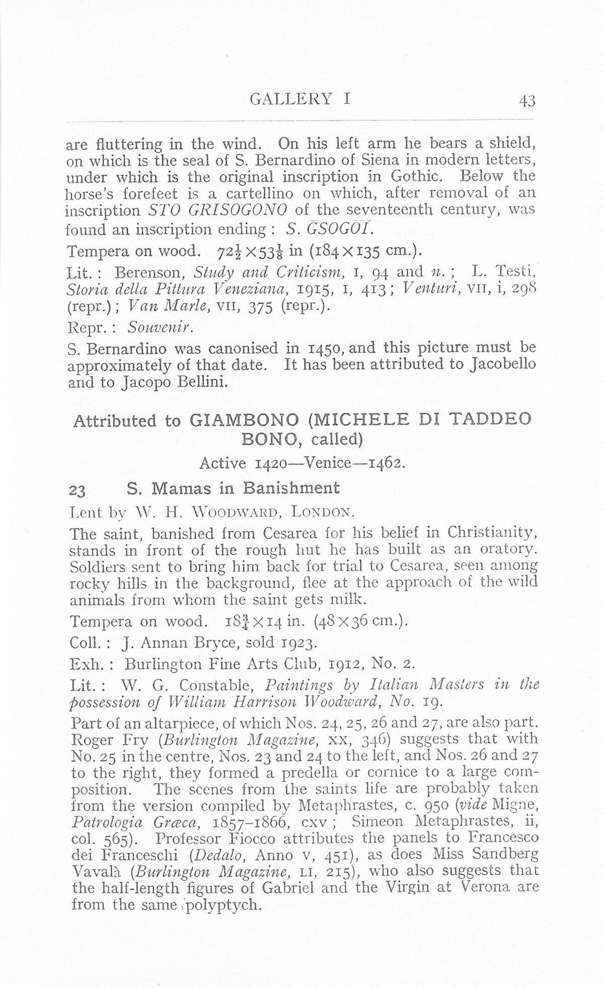 Page 47 of 1930 - Exhibition of Italian Art 1200-1900