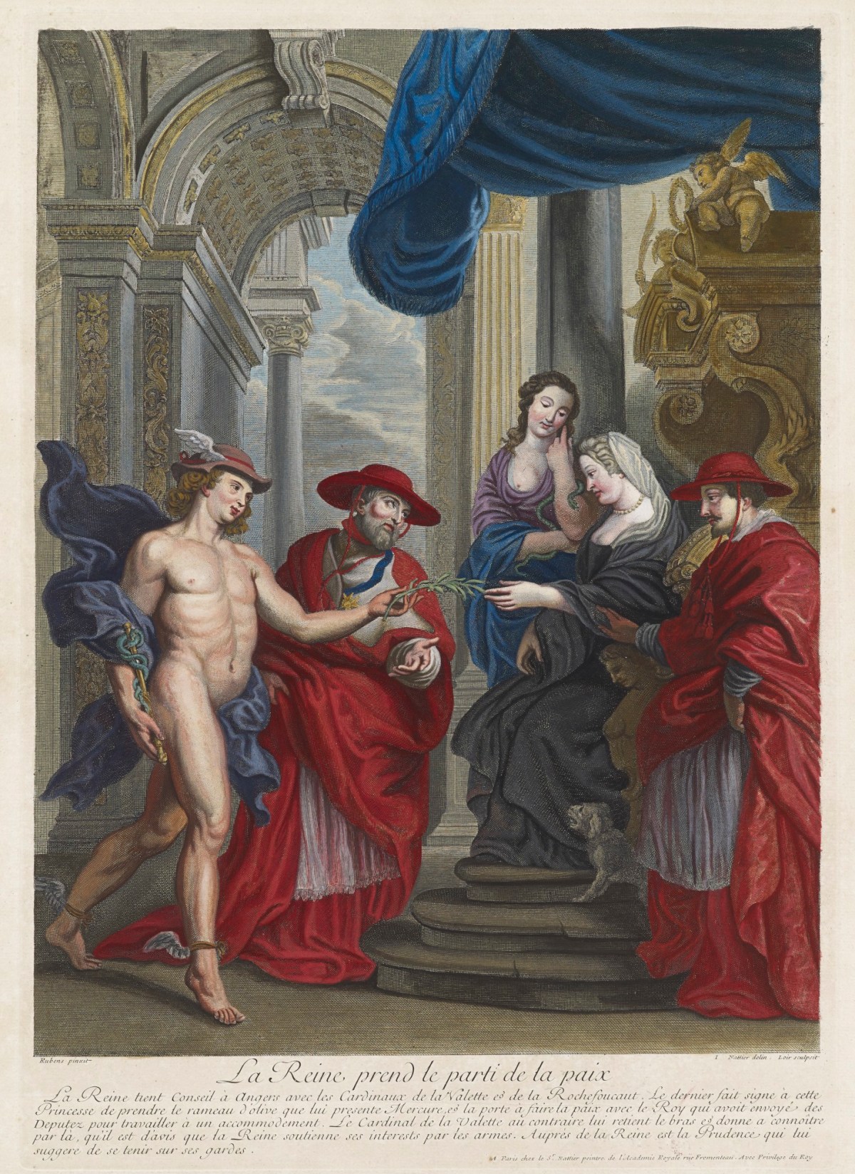 Peter Paul Rubens, La Reine prends le parti de la paix