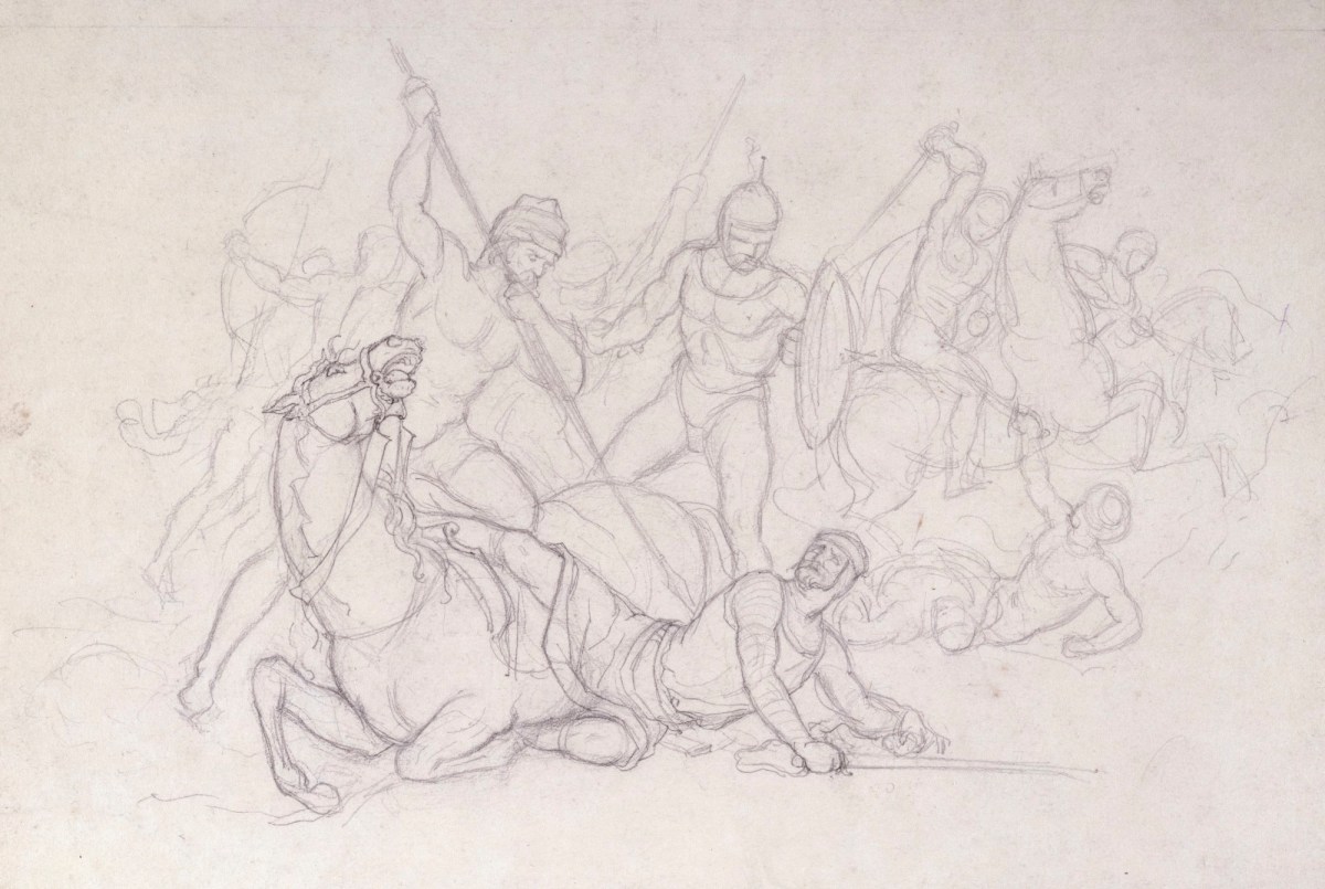 Sir John Everett Millais Bt. PRA, Battle scene