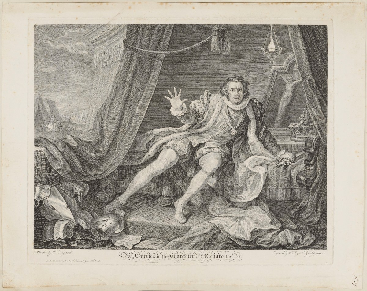 William Hogarth, Garrick in the Character of Richard III