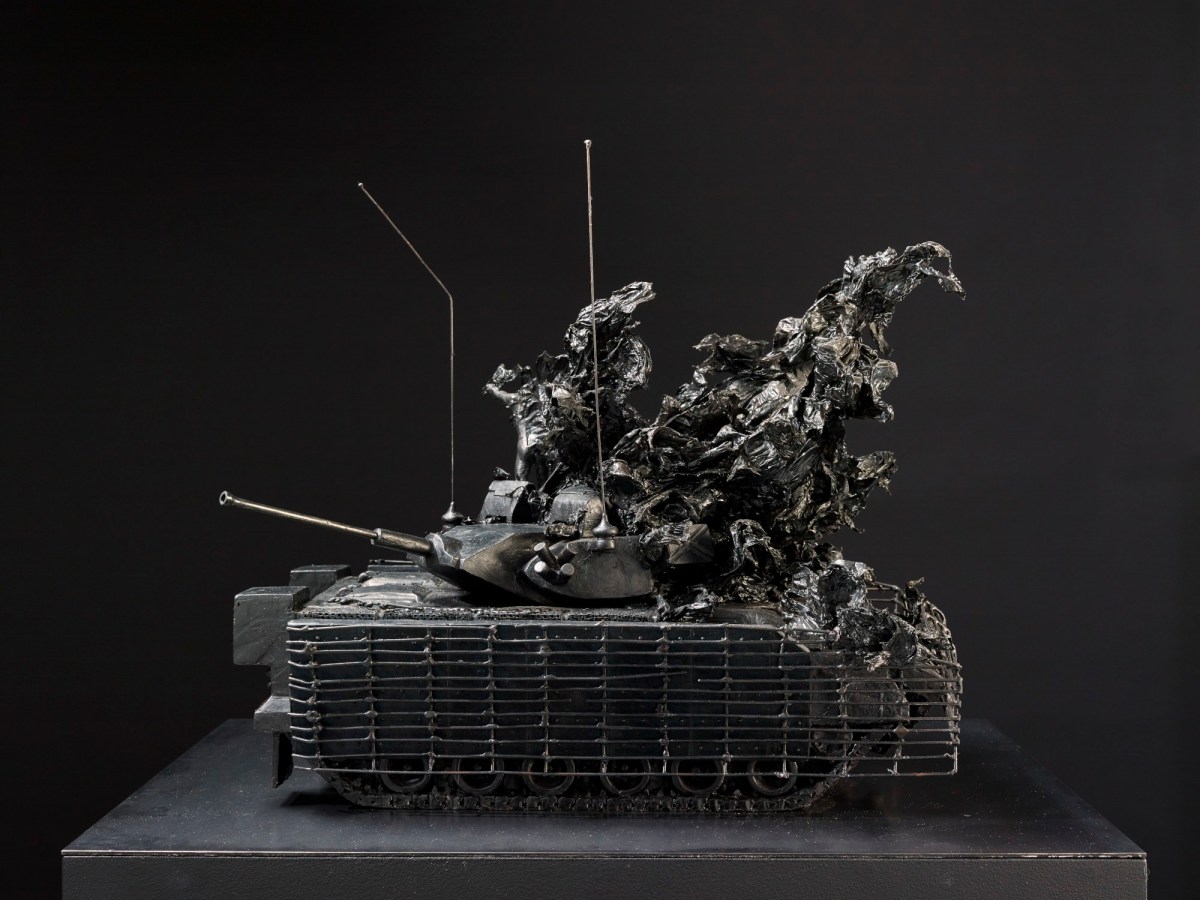 Tim Shaw RA, Tank on Fire (version 2)