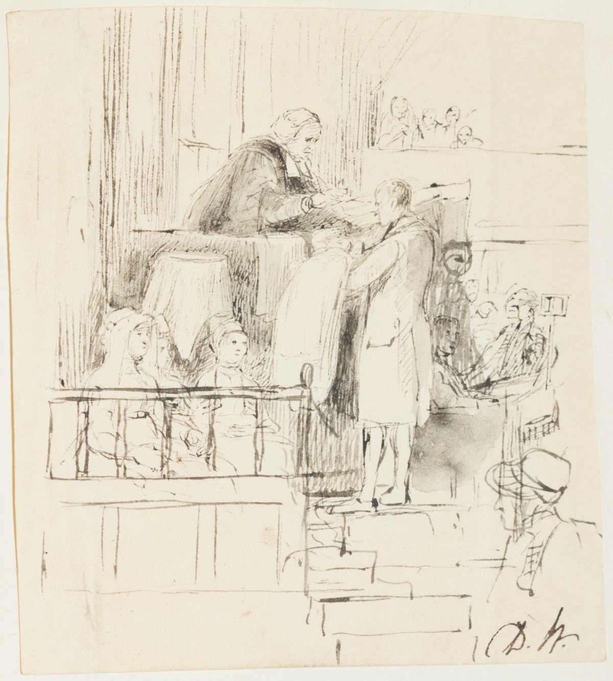 Sir David Wilkie RA, A Christening