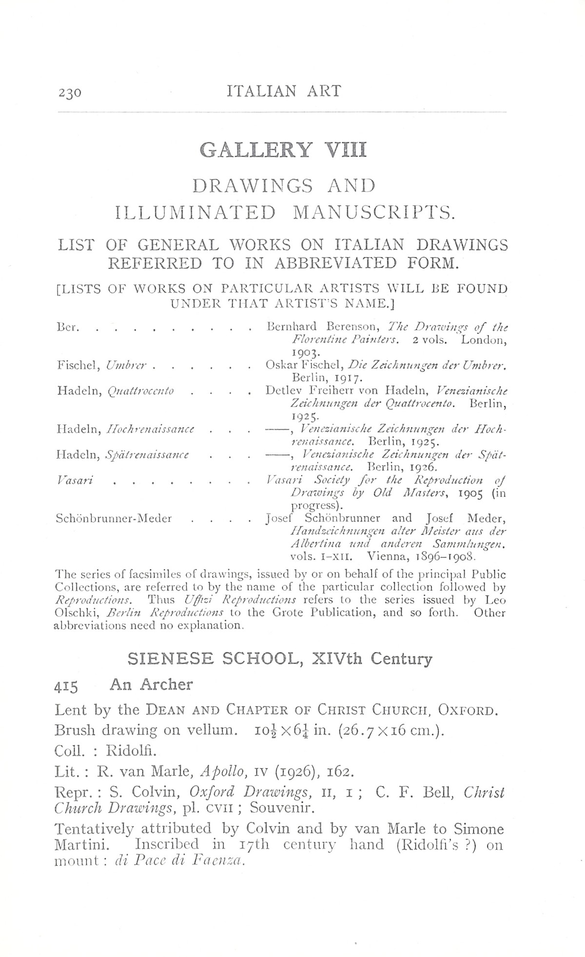 Page 234 of 1930 - Exhibition of Italian Art 1200-1900
