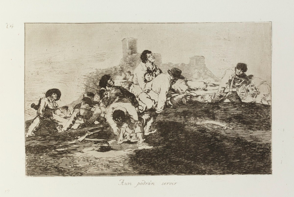Francisco Goya, 'Aun podrán servir.'