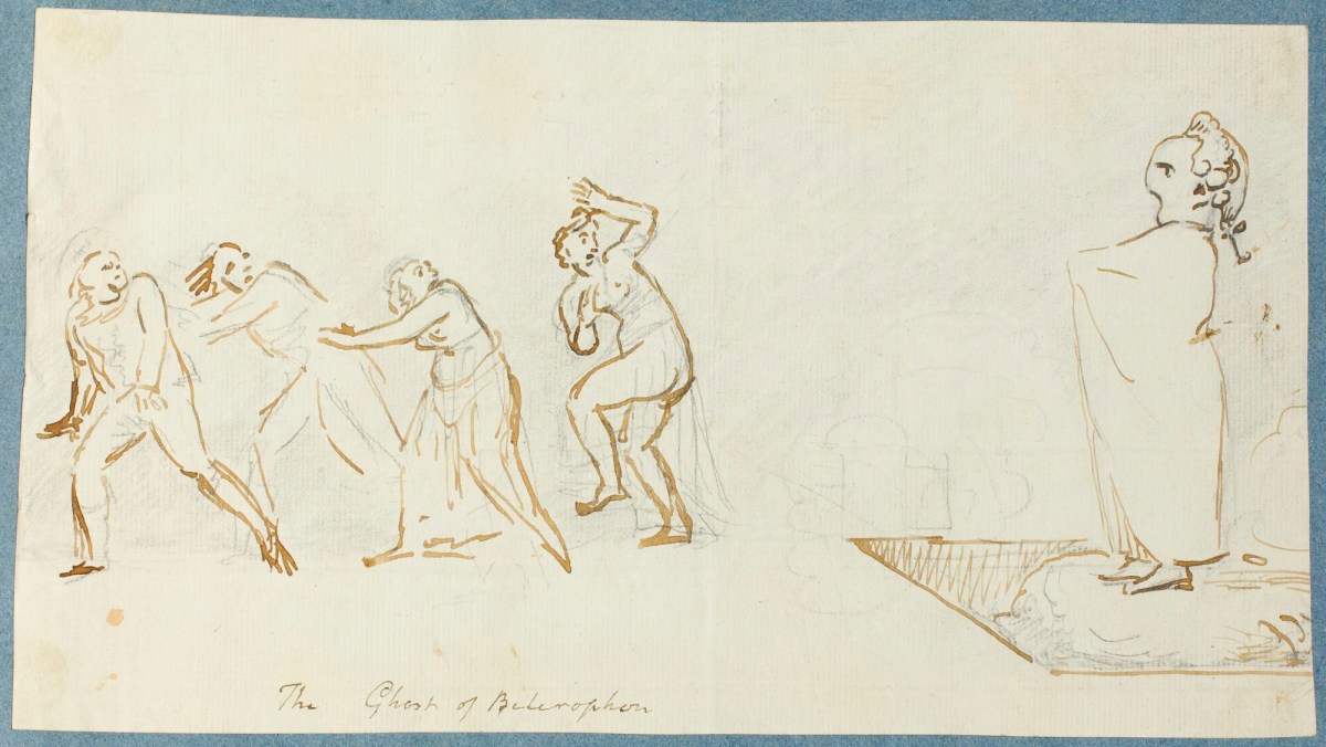 George Dance RA, The Ghost of Belerophon