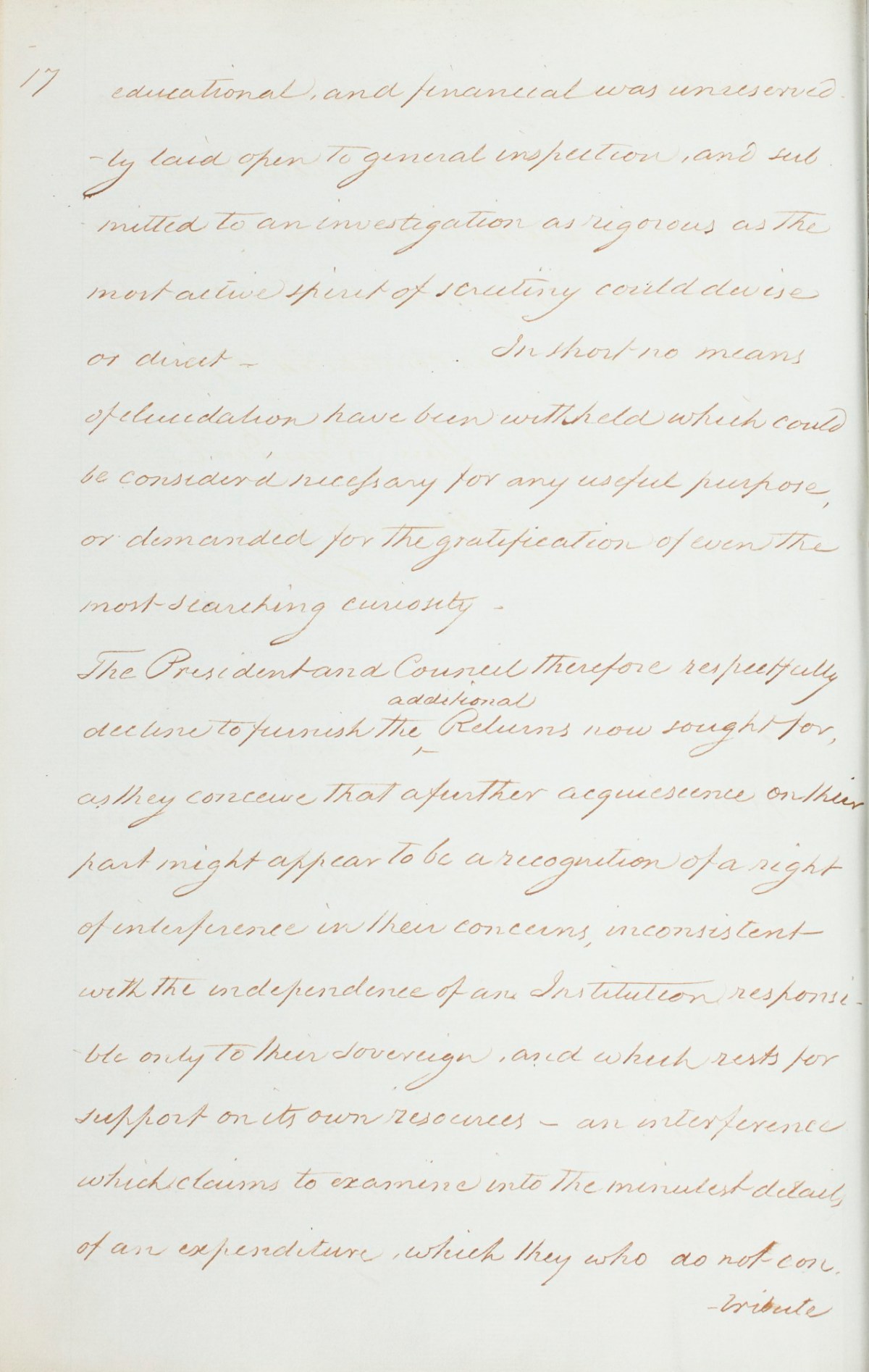 , Council minutes, vol. 9