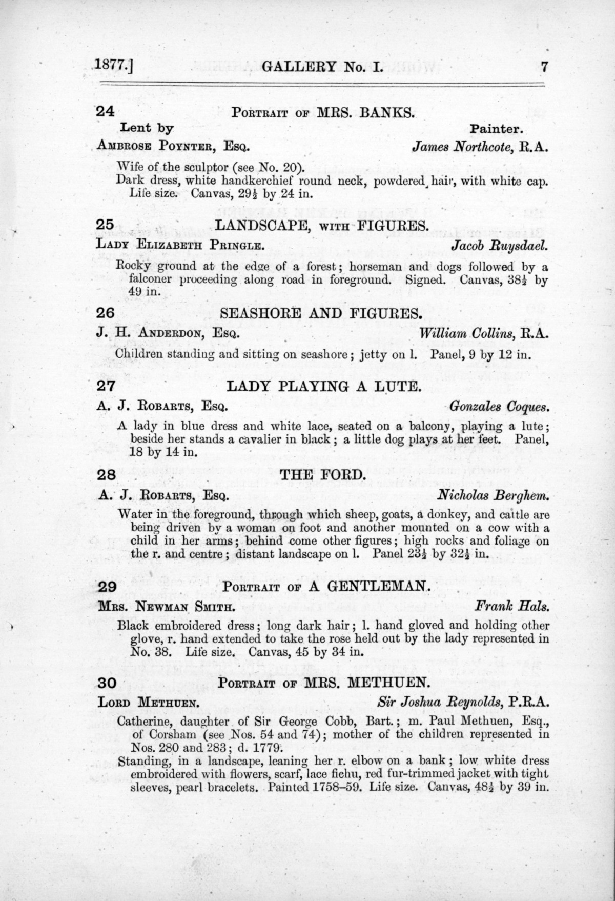 Page 7 of 1877 - Old Masters and deceased masters of the British School