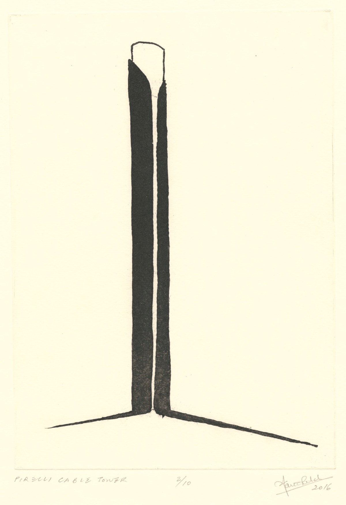 Ian Ritchie RA, Pirelli Cable Tower