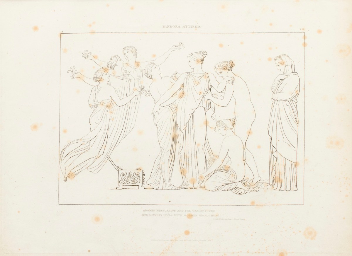 Hesiod, Pandora attired.