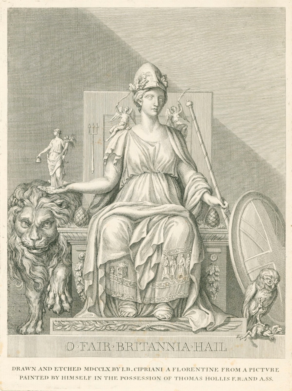 Giovanni Battista Cipriani RA, O Fair Britannia Hail