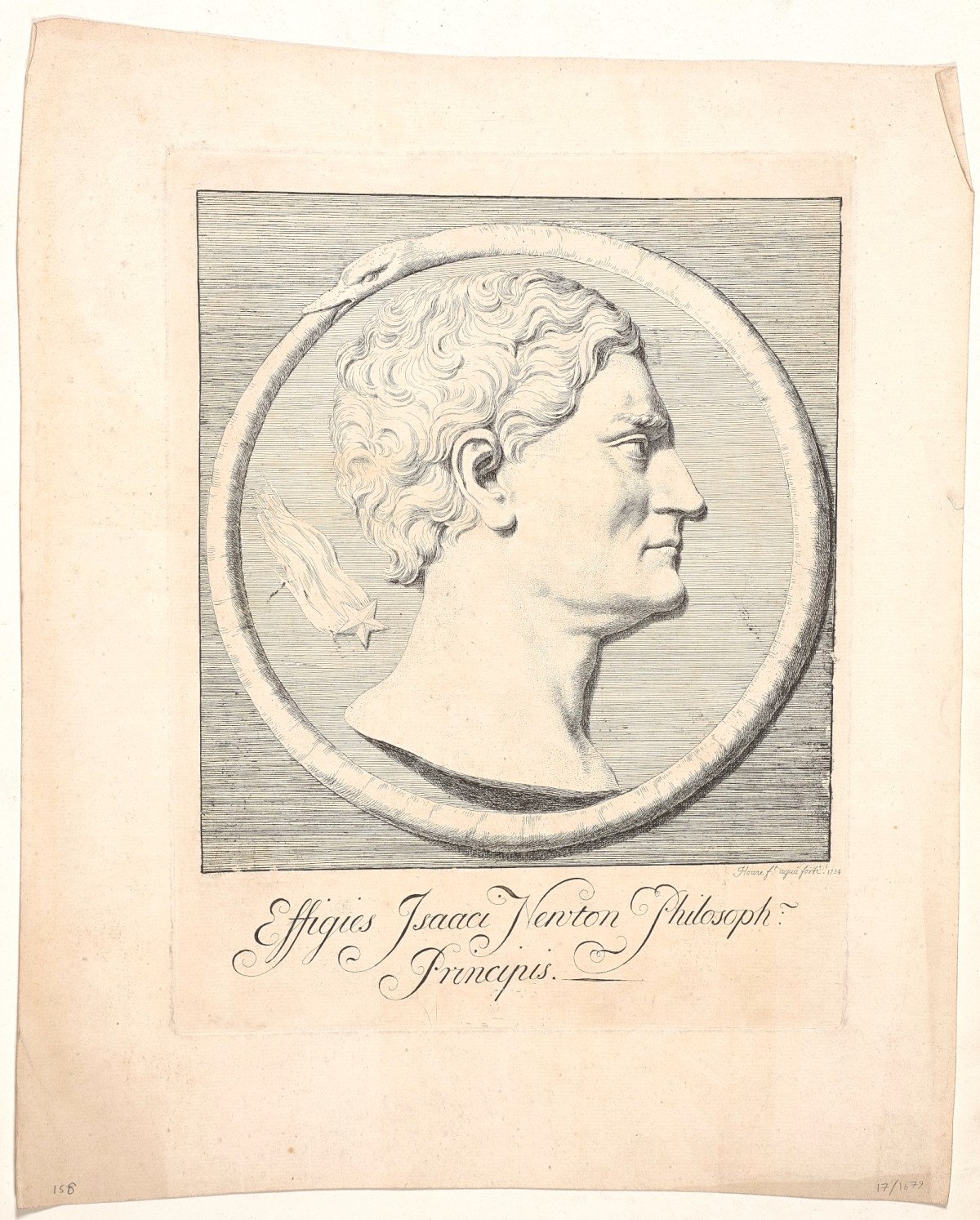 William Hoare RA, Sir Isaac Newton