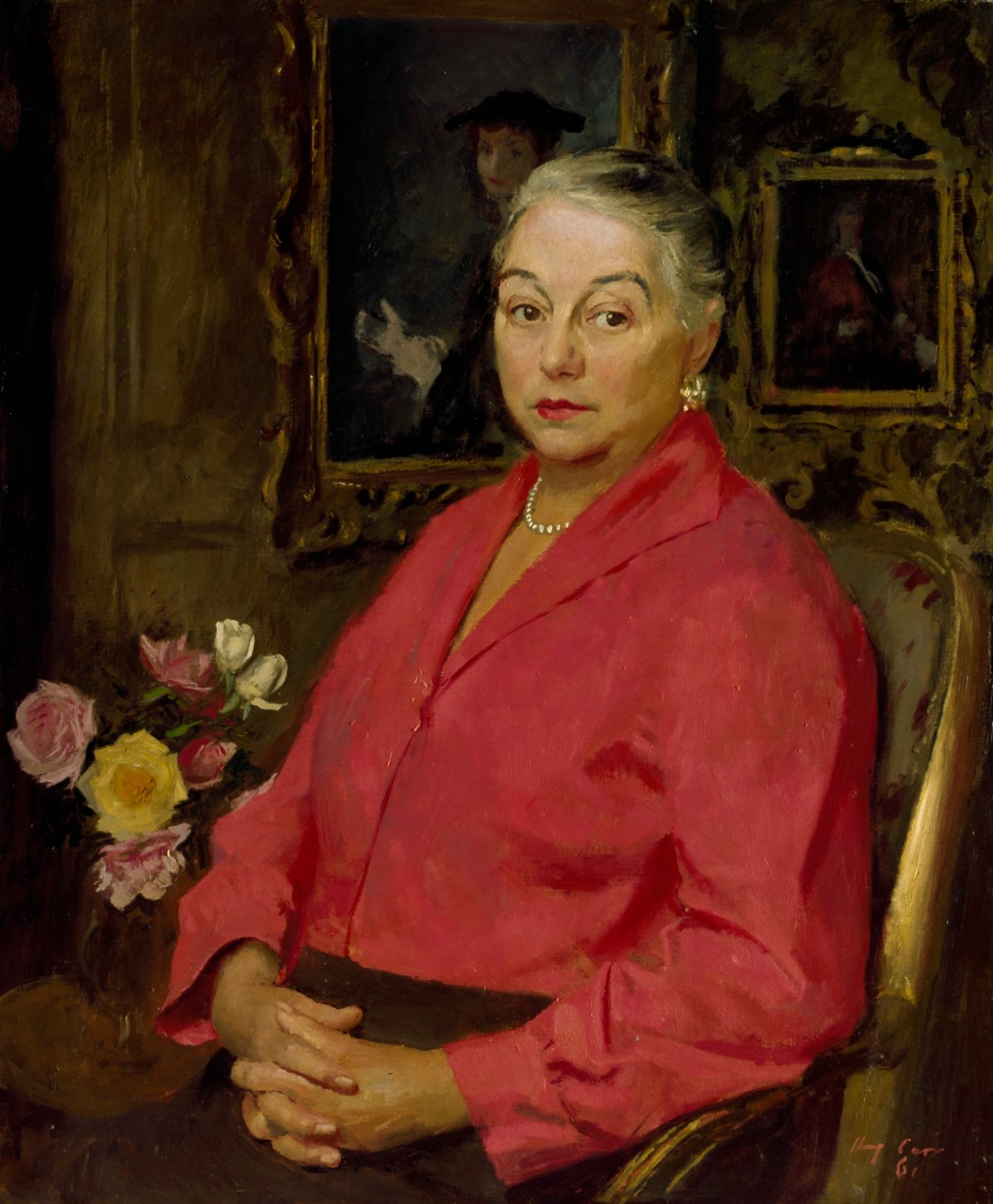Henry Carr RA, Portrait of Mrs Henry Carr