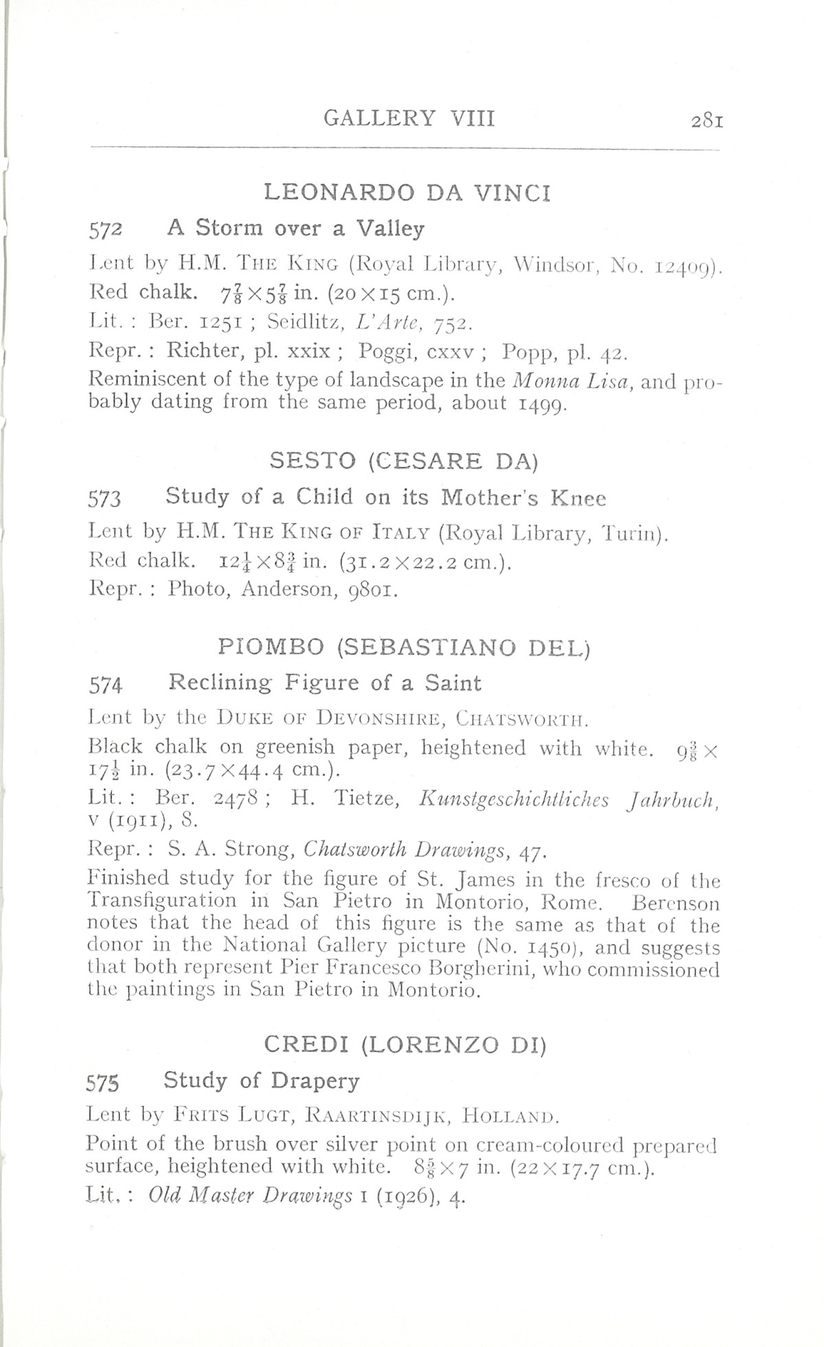 Page 285 of 1930 - Exhibition of Italian Art 1200-1900