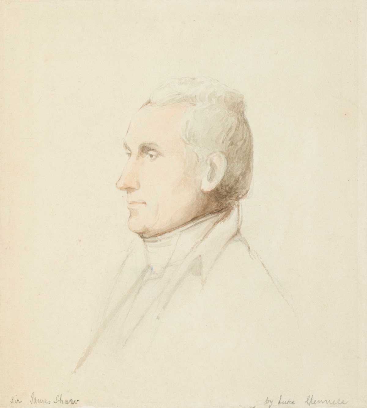 Luke Clennell, Portrait of Sir James Shaw for 'Banquet of the Allied Sovereigns in the Guildhall