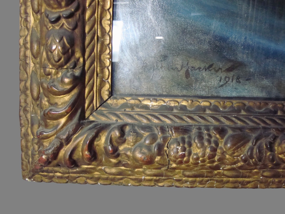 Unknown, Frame for Arthur Hacker RA 'Portrait of Sir Frank Short R.A.'