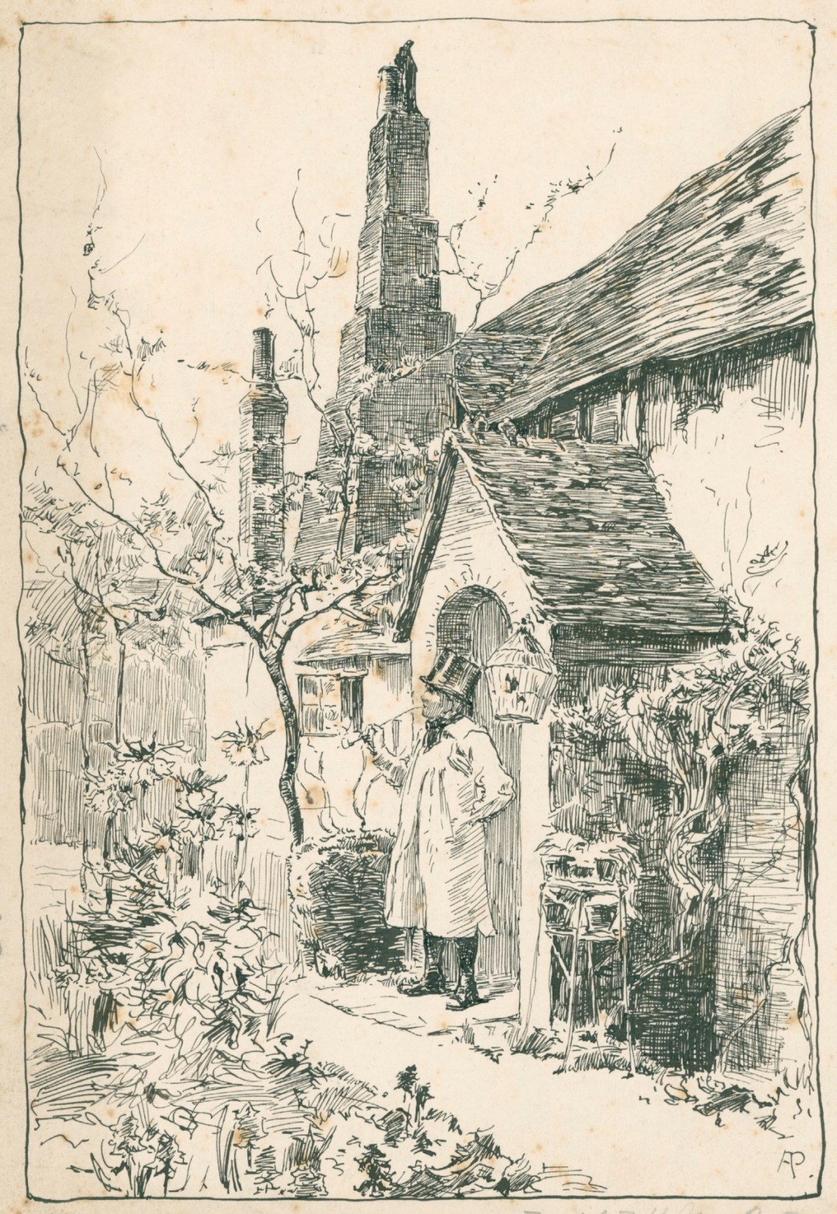 Alfred Parsons RA, A Sunday morning in Surrey