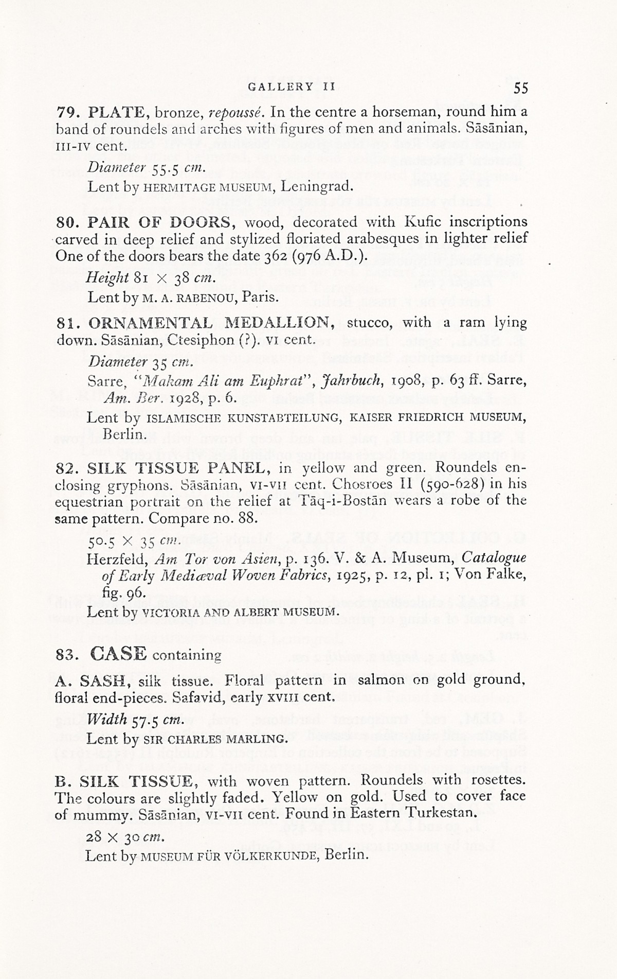 Page 83 of 1931 - International Exhibition of Persian Art