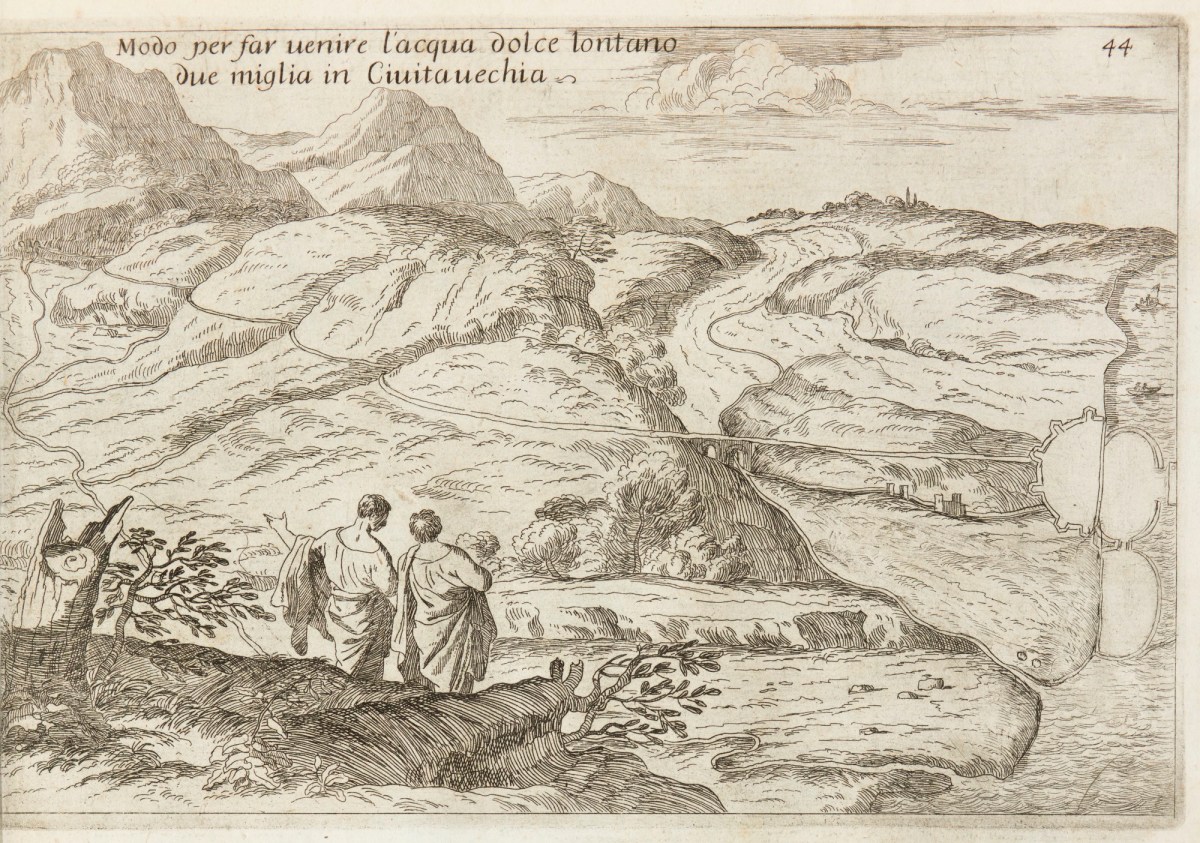 Cornelis Jansz Mejjer, Method of bringing soft water for two miles to Civitavecchia