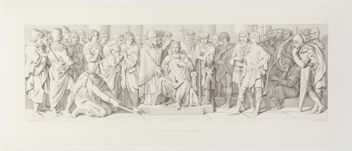 Daniel Maclise RA, The coronation of Harold as King of England