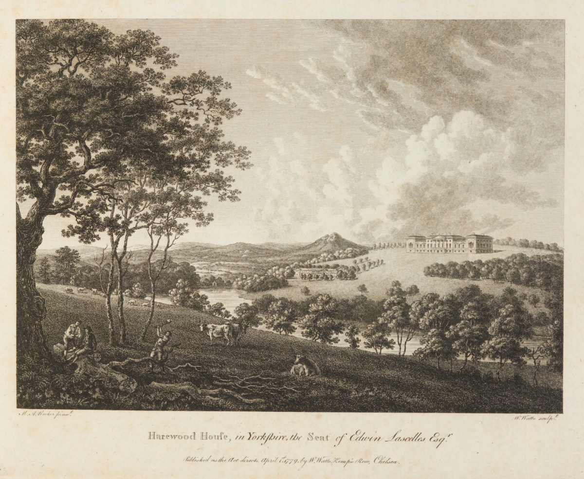 Michael Angelo Rooker ARA, Harewood House in Yorkshire, the seat of Edwin Lascelles Esq.