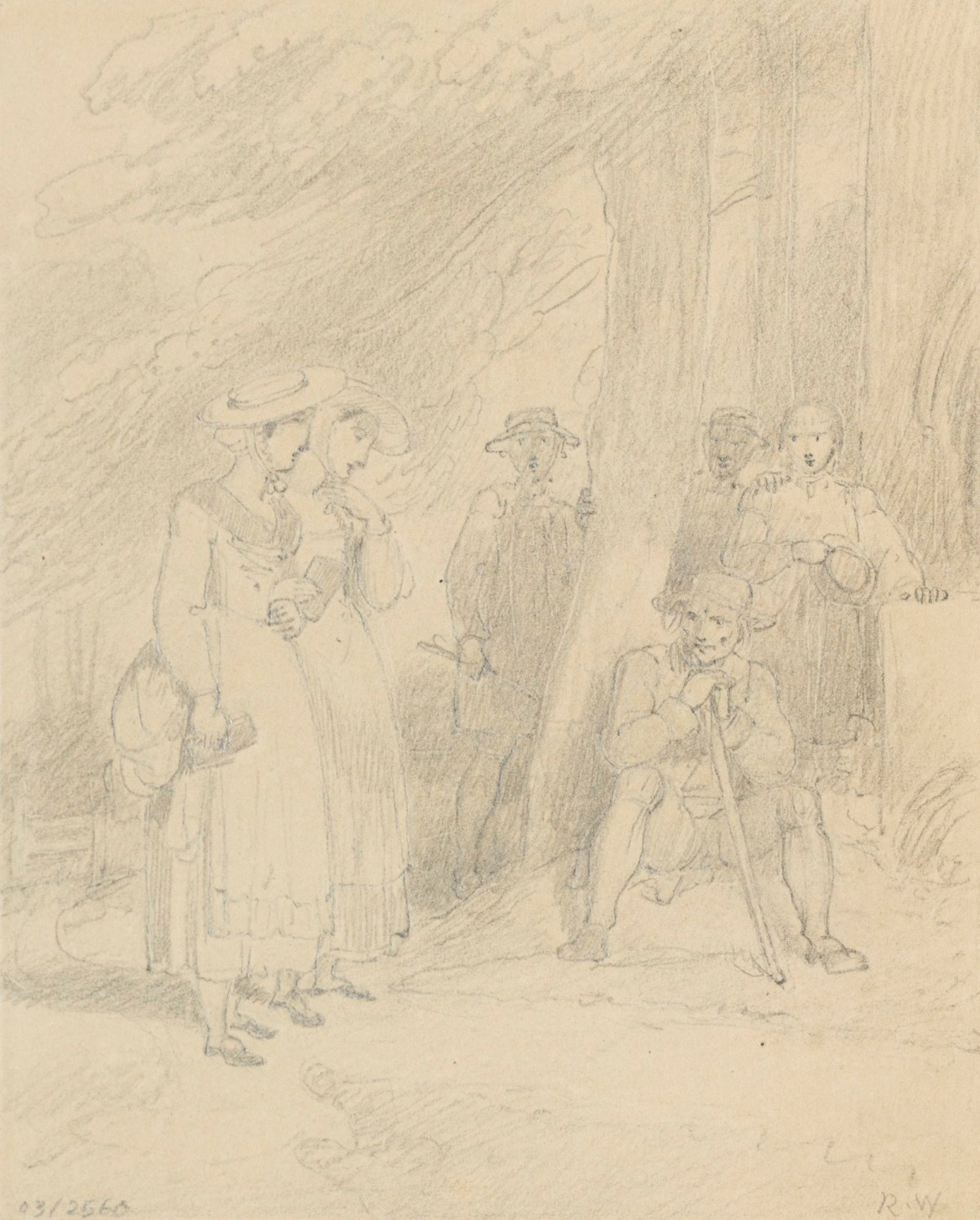 Richard Westall RA, Swiss Peasants