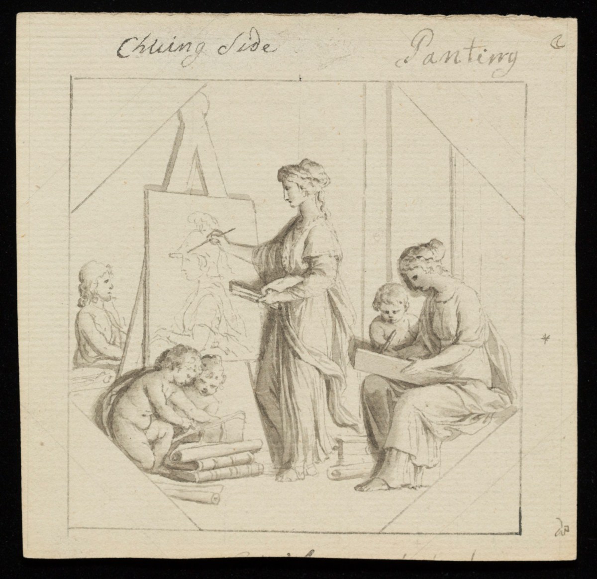 Giovanni Battista Cipriani RA, Painting