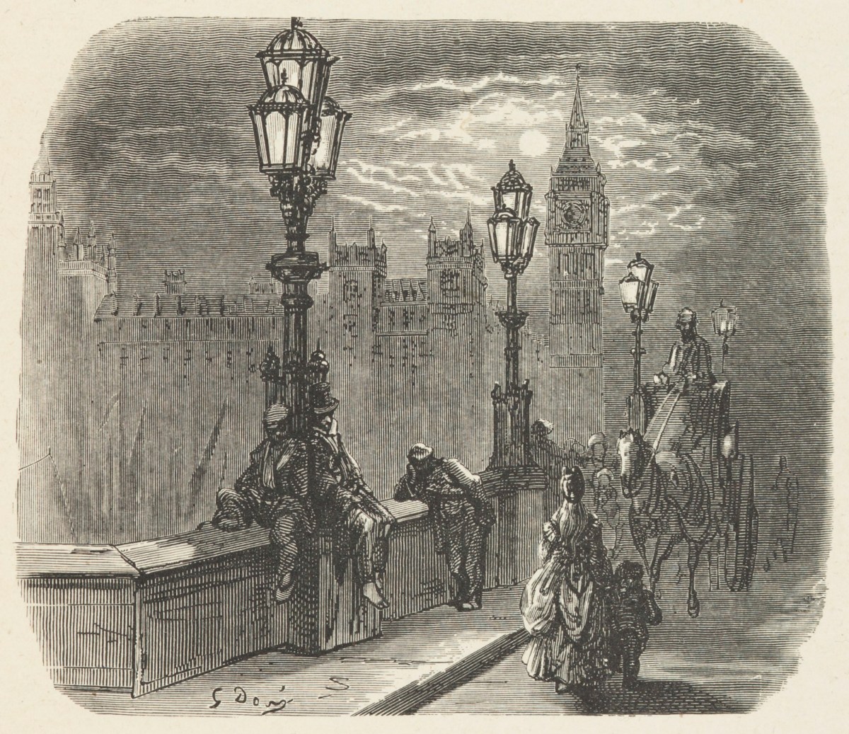 Gustave Doré, London Embankment