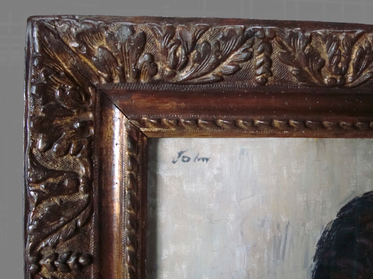 Unknown, Frame for Augustus John RA 'Portrait of a Young Man'