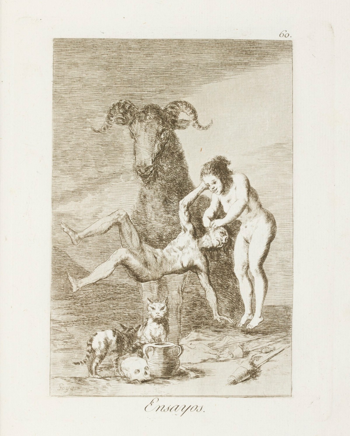 Francisco Goya, 'Ensayos.'
