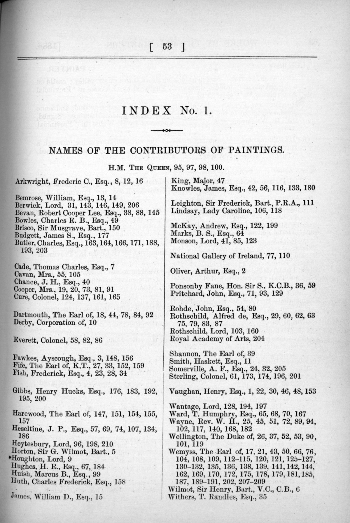 Page 53 of 1886 - Old Masters, deceased masters of the British School, Joseph Wright of Derby ARA and J.M.W. Turner RA