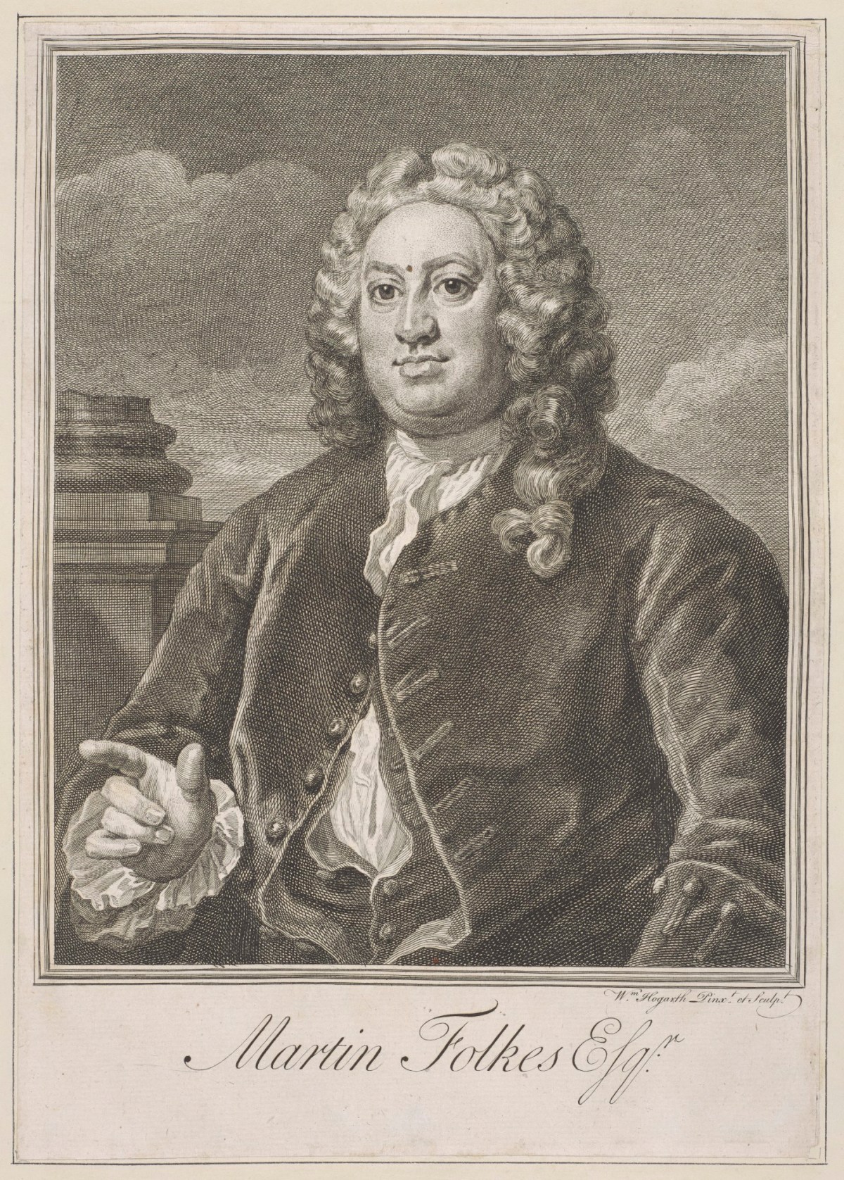 William Hogarth, Martin Folkes