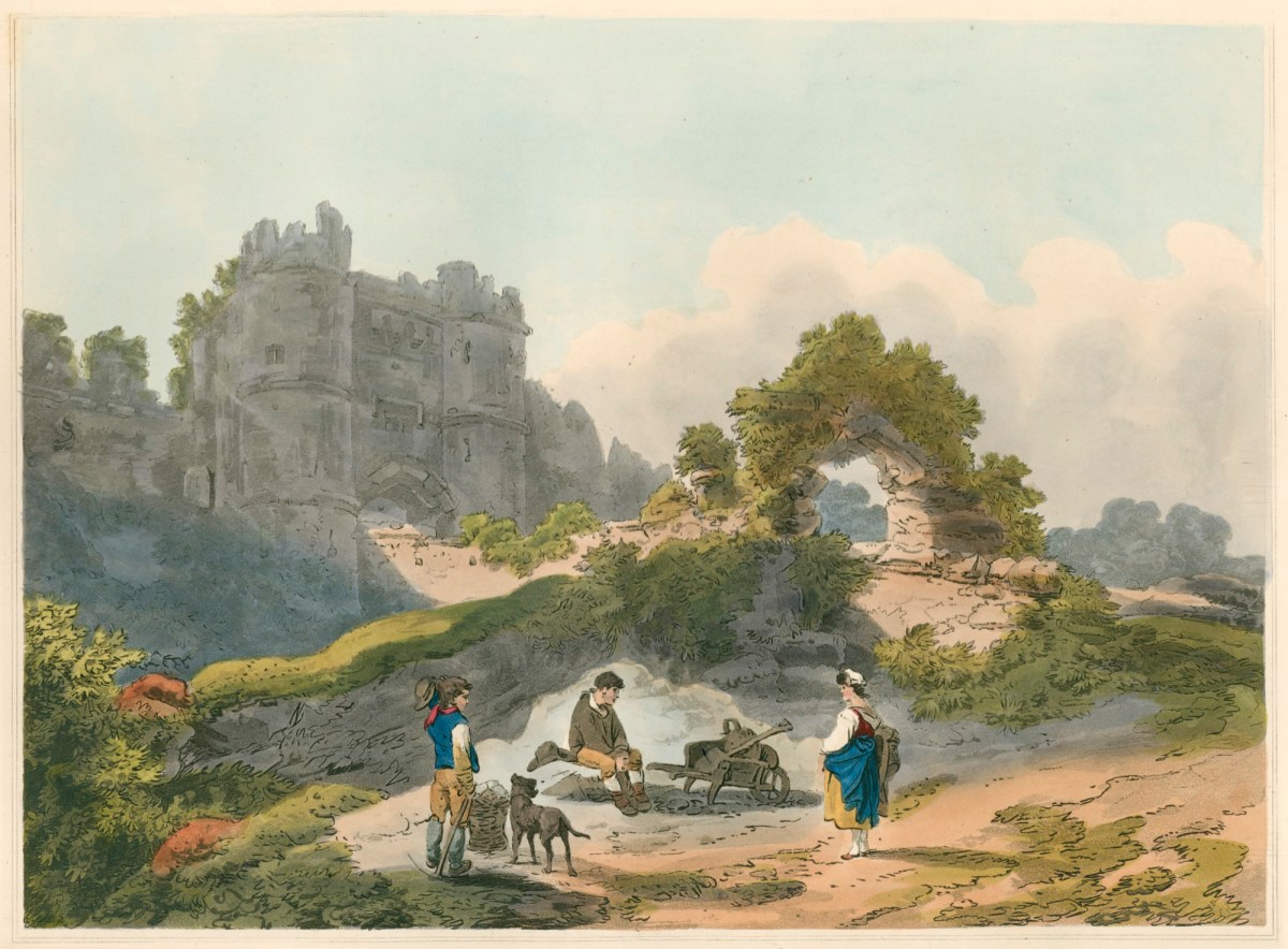 Philippe Jacques de Loutherbourg RA, Gate of Carisbrook Castle