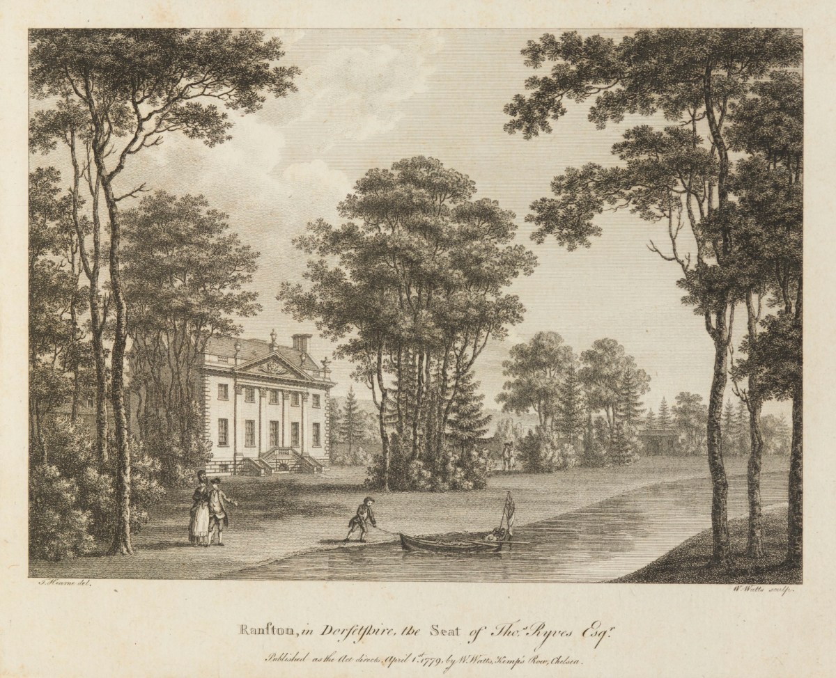 Thomas Hearne, Ranston in Dorsetshire, the seat of Thomas Ryves Esq.