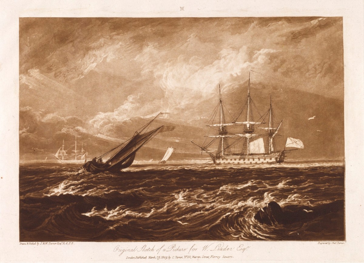 J.M.W. Turner RA, The Leader Sea Piece