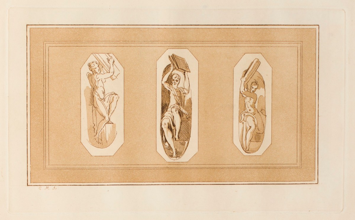 Conrad Martin Metz, Three Studies of the Moses for the Steccata church in Parma