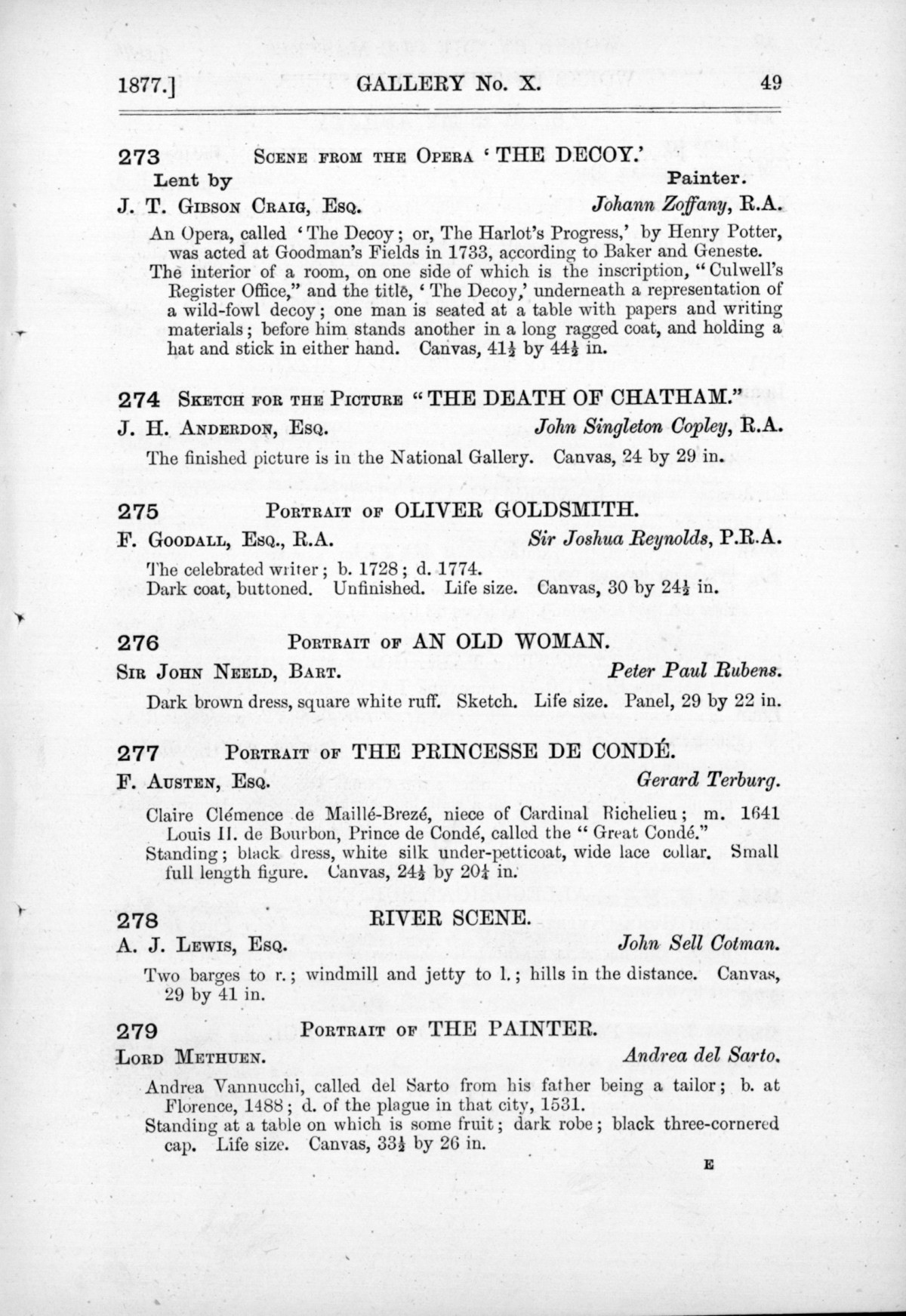 Page 49 of 1877 - Old Masters and deceased masters of the British School