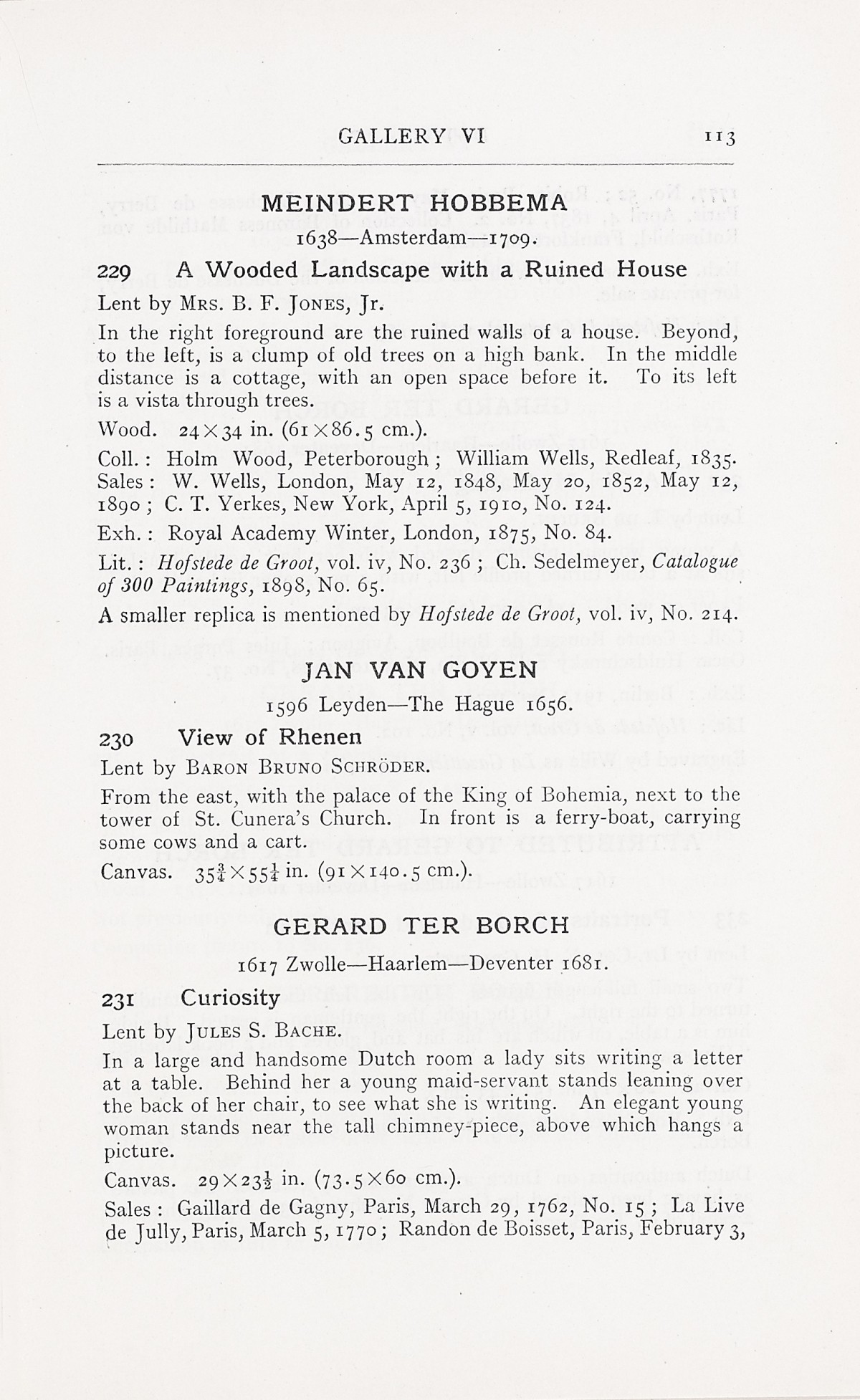 Page 117 of 1929 - Exhibition of Dutch Art 1450-1900